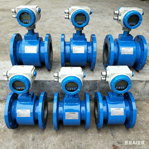 Medidor de Fluxo Eletromagnético Multi-Saída RS232 RS485 HART Pulso 4-20mA Modbus para Água, Óleo e Líquidos - Product Image 2