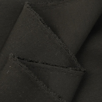 Tissu tricoté Scuba OEM 370GSM à couche d'air douce, 76% Rayonne 14% Nylon 10% Spandex, uni extensible pour sweats et vêtements de détente pour femmes