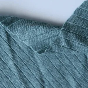 Nylon Spandex Gebreide Rib Fabric92 % Polyester 8% Spandex Breien 3X3 Rib Fab