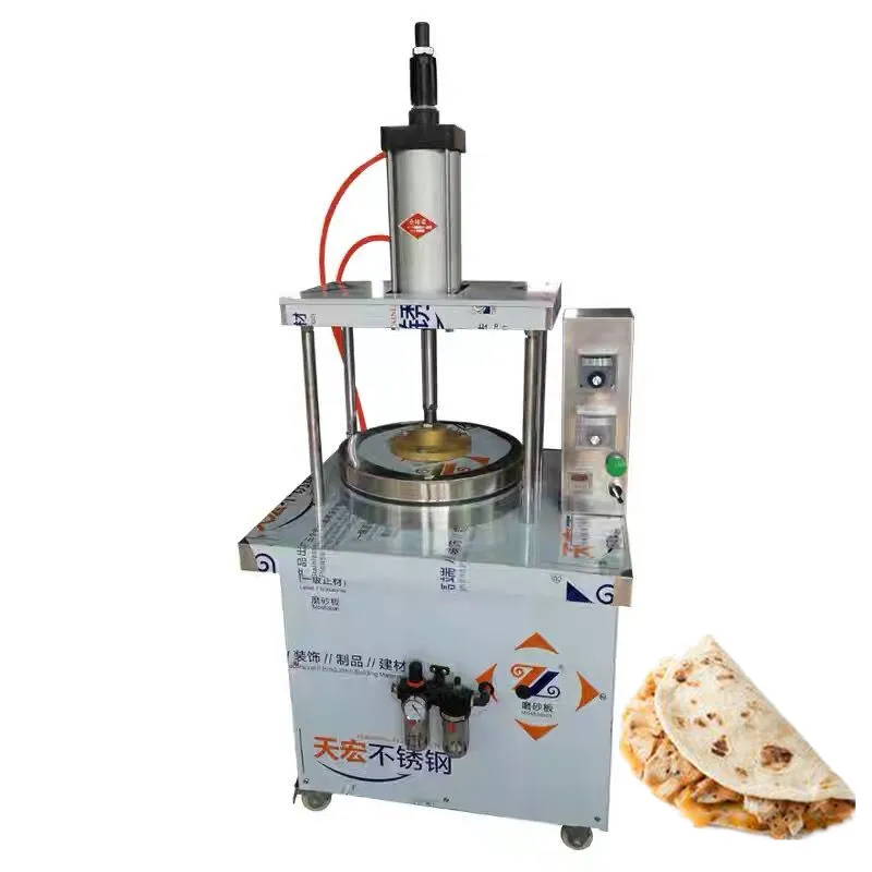 Air Pump Automatic Roti Press Chapati Making Flour Tortilla Machine