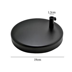 Lampada da scrivania nera regolabile Base universale in metallo piastra inferiore in alluminio supporto in plastica porta porta lampada da tavolo in rame - Product Image 4