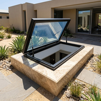 Ventana de Techo de Aluminio Ahorradora de Energía para Casa Pasiva Europea, Ventilación Impermeable para Ático, Diseño de Proyecto Personalizado