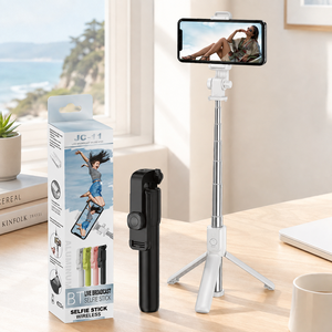 Trípode Selfie Stick Clásico JC-11 de 800 mm, Mango Ligero de Acero Inoxidable de 122 g, Trípode Económico para Teléfono - Product Image 4