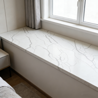 Dalles de quartzite Premium AKS-F17 découpées à la machine, grand format, personnalisées, pour comptoirs de cuisine et de salon modernes, et lavabos – Vente en gros