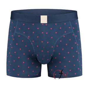 Custom quality young mens underwear classic small dots printed inner wear comfortable waistband underwear for teenage men