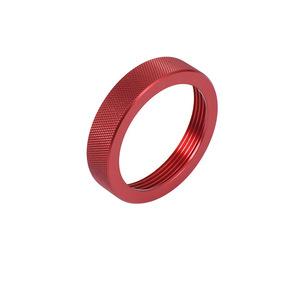 Tuerca moleteada de aluminio, mecanizado CNC, tamaño personalizado, acabado de precisión para ajuste genérico - Product Image 1