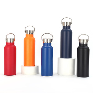 Sports Water Bottle Double Wall Stainless Steel Vacuum Insulated Wide Mouth Portable For Outdoor Travel Office Gym School Gift - Product Image 2