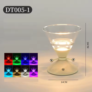 2024 Trắng + RGB hiện đại nhỏ cạnh giường ngủ thay đổi màu sắc thay đổi độ sáng cảm ứng Bàn điều khiển xách tay LED bảng đèn - Product Image 5