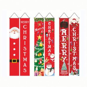 China Factory Custom Design Sublimated Polyester Red Antithetical Couplet Christmas Couplets <b>Banner</b> - Product Image 3