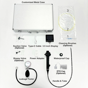 ハンドルにディスプレイが付いている再利用可能なフレキシブル喉頭鏡 - Product Image 4