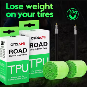 Cámara de tubos interiores de <span class=keywords><strong>bicicleta</strong></span> de <span class=keywords><strong>26</strong></span> pulgadas para carretera y BMX 26x2.125 26x4,0 26x1,75 hecha de goma y TPU - Product Image 4