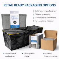 Sac de rangement pliable multifonctionnel grande capacité pour l'organisation de la maison, de la salle de bain et de la garde-robe – Idéal pour toutes les saisons