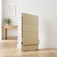 Marco de Puerta WPC, Marco de Madera y Plástico Compuesto Impermeable para Pared de 10-30 cm