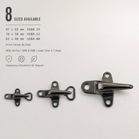 Kancing Logam HAOYE, Model Toggle, Warna Gun Metal, Bahan Zinc Alloy Berlapis, Model Chicago Buckle untuk Jaket, Mantel, Dapat Dijahit, Perlengkapan Pakaian