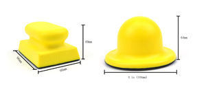 Support de ponçage en mousse PU pour le nettoyage et le polissage des voitures, <span class=keywords><strong>disque</strong></span> de ponçage, support à crochets et boucles - Product Image 2