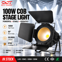 Projecteur de scène 100W Dual CCT COB LED Blinder Par Light DMX512 4CH sans scintillement en aluminium moulé sous pression 60 degrés pour mariage
