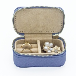 Customized jewelry box for travel portable small jewelry storage case