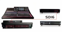 Console de Mixage Audio Professionnelle en Métal SD16 MX Series, 16 Entrées et 8 Sorties, Mixeur Numérique Serpent, Boîtier d'Extension de Scène Audio