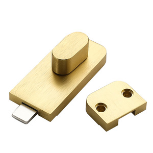 Aluminum Alloy <b>Door</b> Lock With Indicator <b>Handle</b> Thickened Bolt For Public Toilet Partition <b>Door</b> - Product Image 1