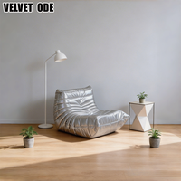 Sofá Modular en Forma de L, Estilo Cyberpunk, Ecológico, de Diseño Moderno, con Esponja, para Salón, Marca Ligne Ro-set