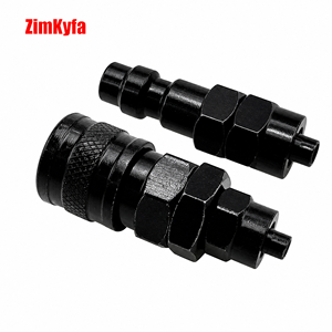 Raccord rapide HPA US Foster 23-2/2302, prise à déconnexion rapide, 6MM-6.35MM OD, tuyau en laiton haute pression 1500psi, outil pneumatique CO2, noir - Product Image 1