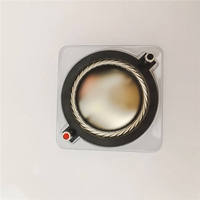 Diaphragme entièrement en titane, fil plat de 3 pouces, DCR 5,6 ohms pour unité de compression