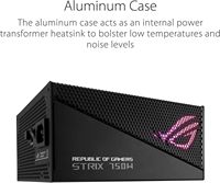 ROG Strix 850W Gold Aura Edition Tam Modüler Masaüstü Güç Kaynağı 80+ Gold Sertifikalı ATX 3.0 Cybenetics Lambda A++ PCIe