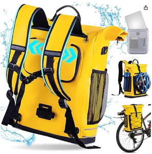 Recycler RPET 3-en-1 <span class=keywords><strong>sac</strong></span> d'équitation de <span class=keywords><strong>vélo</strong></span> <span class=keywords><strong>pour</strong></span> <span class=keywords><strong>porte</strong></span>-bagages avec <span class=keywords><strong>sac</strong></span> <span class=keywords><strong>à</strong></span> <span class=keywords><strong>dos</strong></span> <span class=keywords><strong>pour</strong></span> ordinateur portable avec compartiments - Product Image 3