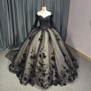 Jancember 6772 Classic <b>Black</b> Sequins Evening Quinceanera Dresses With <b>Shawl</b> - Product Image 2