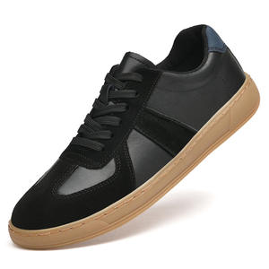 Chaussures de skate vintage allemandes pour hommes 2023, en cuir de vachette multicouche, coutures renforcées, semelle en caoutchouc, respirantes, résistantes à l'usure, automne - Product Image 2