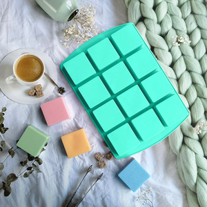 Square Silicone Mold 15 Cavity For Chocolate Cake Soap Candle DIY Baking Molds - Product Image 4