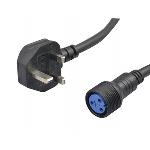 <span class=keywords><strong>สาย</strong></span>อะแดปเตอร์แบบเสียบปลั๊กมาตรฐานอังกฤษ สำหรับรถยนต์ ฉนวนพีวีซี ทองแดง 3 แกน ค่าการนำ<span class=keywords><strong>ไฟ</strong></span>ฟ้าสูง ระดับการป้องกันน้ำ IP65 - Product Image 2