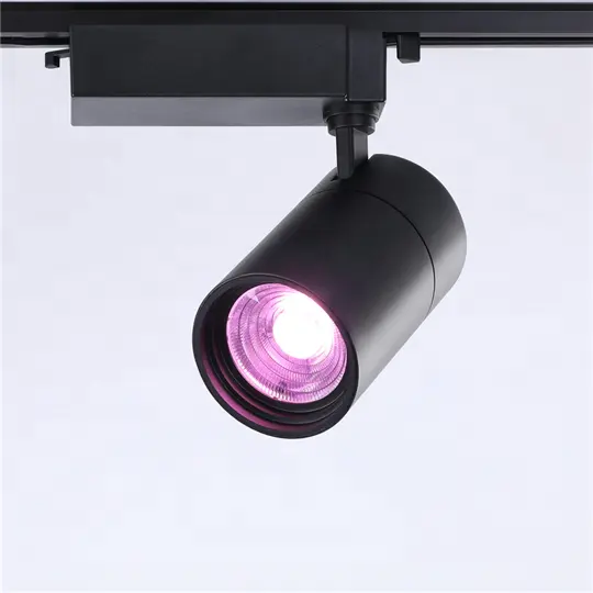 Лидер продаж, розничная продажа, точечные светильники, поверхностное крепление, точечные светильники, линейный магнитный рельс, COB светодиодный Трековый светильник для помещений