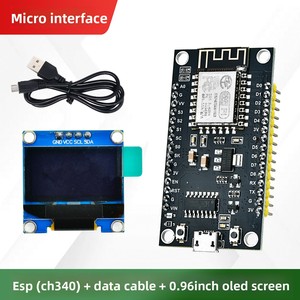 Module WiFi Merrillchip <span class=keywords><strong>ESP8266</strong></span>, port série NodeMcu, carte mère pour carte de développement WiFi 4, écran OLED - Product Image 2