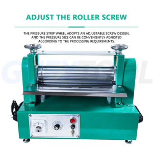 Machine de mesure du cuir semi-automatique 220V 120W avec régulation de vitesse pour le pressage, le pliage et l'ajustement des sangles - Product Image 4