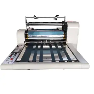 Semi Automatic Pre Coating Machine Poster Book Sticker Color Box Color Box Film Automatic Cutting Pouch Laminator