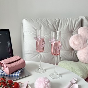Copa de <span class=keywords><strong>Vino</strong></span> Reutilizable de 180 ml con Diseño Zen Asiático y Estilo Lindo, Aislamiento de Vidrio, a Prueba de Fugas, con Patrón de Mariposa - Product Image 2