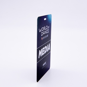 Tarjeta de nombre de tamaño puede ser personalizado PVC material de la tarjeta de nombre de doble cara de impresión a todo color - Product Image 4