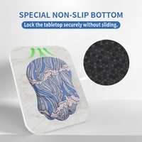 Tapis de souris de jeu personnalisé en mousse à mémoire de forme avec repose-poignet, base antidérapante, pour usage au bureau, en stock