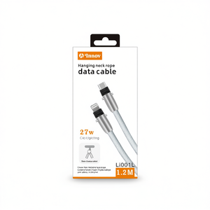 Innov Hanging Neck <b>Rope</b> Data Cable 1.2M 27W Fast Charging For Phone - Product Image 2