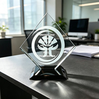 Neelpure 186789 Prix en cristal de diamant personnalisé au design créatif unique pour entreprise, cadeau d'anniversaire personnalisé