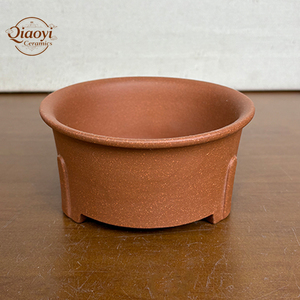 Macetas Redondas Pequeñas de <span class=keywords><strong>Arcilla</strong></span> Púrpura para Bonsái Yixing, Artesanales, con Drenaje Superior, Ecológicas, para Suculentas - Product Image 4