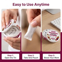 Complément Énergétique Portable OEM aux Champignons 400mg pour la Concentration, la Concentration en Énergie et le Soutien Énergétique Quotidien lors de l'Étude et du Travail