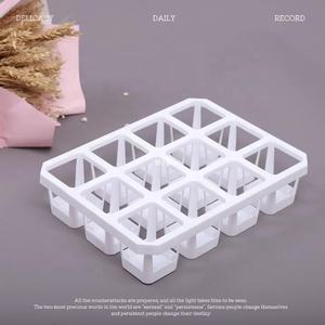 Dudukan Pot kamar anak plastik 12 lubang untuk Pot 7cm dengan nampan celup - Product Image 2