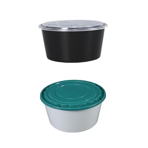 Disposable Food Grade Plastic <b>Round</b> Takeaway Lunch Box 4000 Count Thickened For General Use - Product Image 2