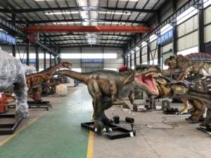 ไดโนเสาร์อนิมาทรอนิกส์เหมือนจริงสำหรับในร่มสวนผจญภัยห้างสรรพสินค้าสำหรับสาธารณะบ้านเด็กเล่นประเภทกลางแจ้ง - Product Image 3