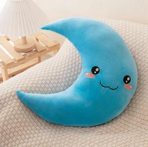 Cute Moon Pillow Soft Stuffed Cushion for <b>Kids</b> With Pp Filling <b>Sofa</b> Cover for Home Decoration - Product Image 3