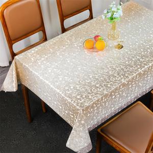 결혼식 이벤트 연회 호텔 레스토랑을위한 Boen 하이 퀄리티 럭셔리 반짝이는 PVC 식탁보 - Product Image 3