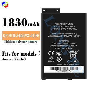 原装电池1830毫安时GP-S10-346392-0100 170-1032-01电池适用于亚马逊Kindle <span class=keywords><strong>3</strong></span> III wi-fi Kindle 3g Kindle石墨 - Product Image 1