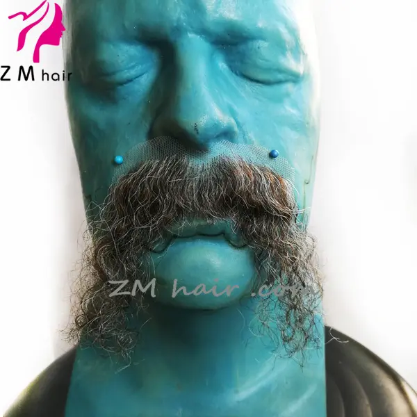 ZM बाल यथार्थवादी फिल्म फीता नकली मूंछ और दाढ़ी आदमी के लिए